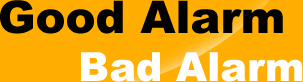Good Alarm Bad Alarm Logo